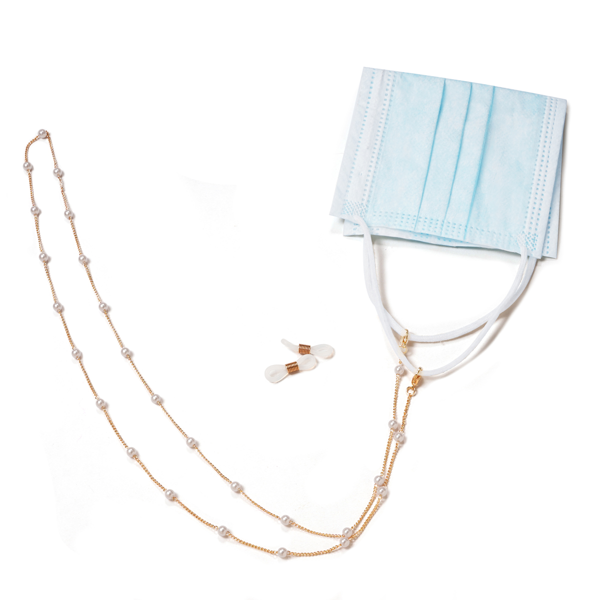 Pearls Sunglasses Chains Gold Eyeglasses Chains Women Sunglasses Holder Necklace Eyewear Retainer Accessories