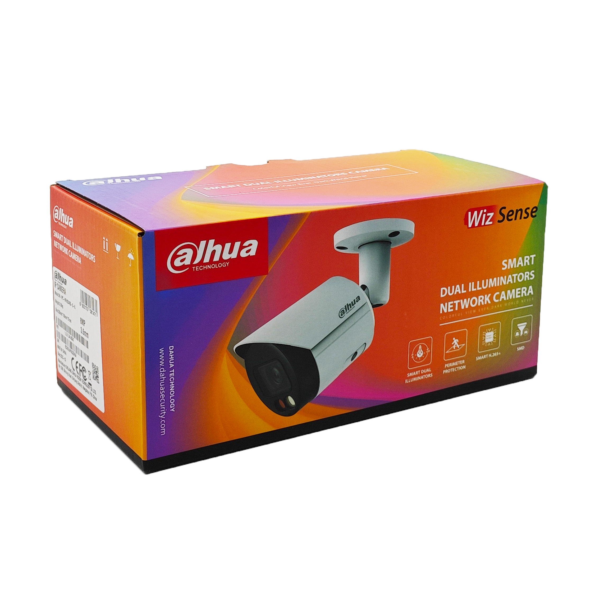 Original Dahua IPC-HFW2849S-S-IL 8MP Full-color IP Surveillance Camera Smart Dual Light Bullet WizSense Network Camera Security