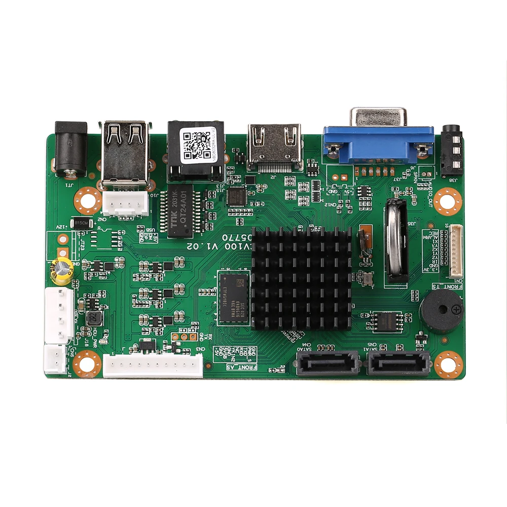 32CH 4K Face CCTV NVR Board NOVA 98323 2 SATA Ports Security Video Recorder Board 32CH /4K/5MP/1080P Video Input 1CH Audio I/O