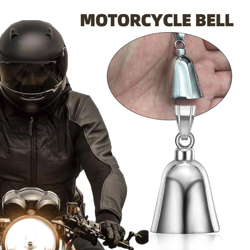 Creative Ornament Motorcycle Bell Charm Riding Bell Decor For Men Motorcycle Accessories Jewelry Guardian Bell