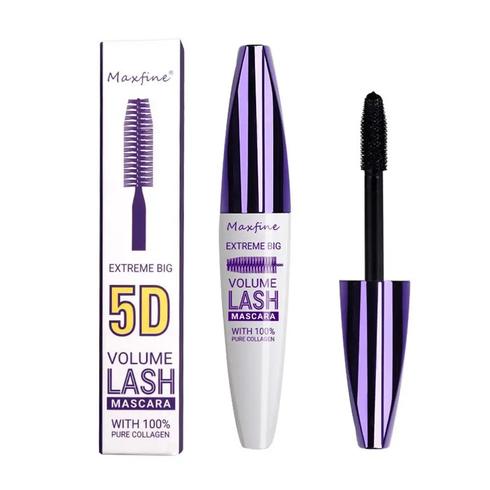5D Silk Fiber Mascara Lash Color Mascara Waterproof Rimel 3D Mascara Eyelash Extension Thick Lengthening Eye Lashes Cosmetic 240625