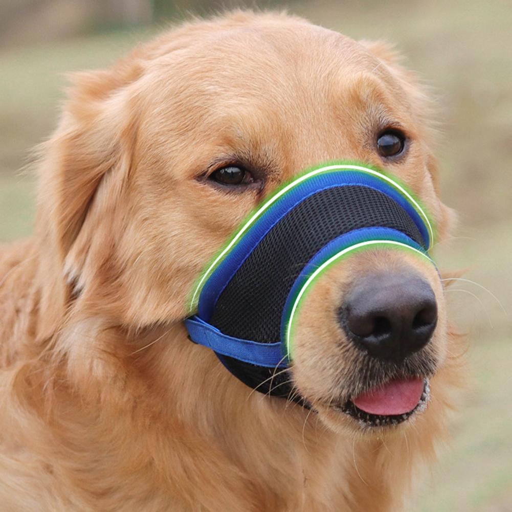 Durable Dog Face Protector Lightweight Pet Muzzle Breathable Mesh Anti-bite Pet Dog Puppy Dog Anti Barking Muzzle