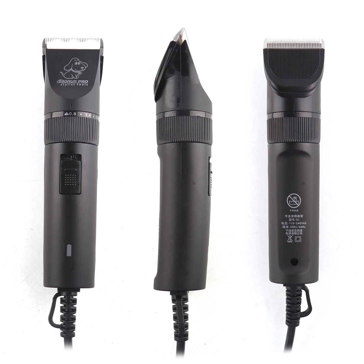 Baorun S1 Pet Large Dog Wool Clippers Hair Trimmer Animal Grooming Cat Cutters Horse Haircut Shaver Electric Push Shears Scissor