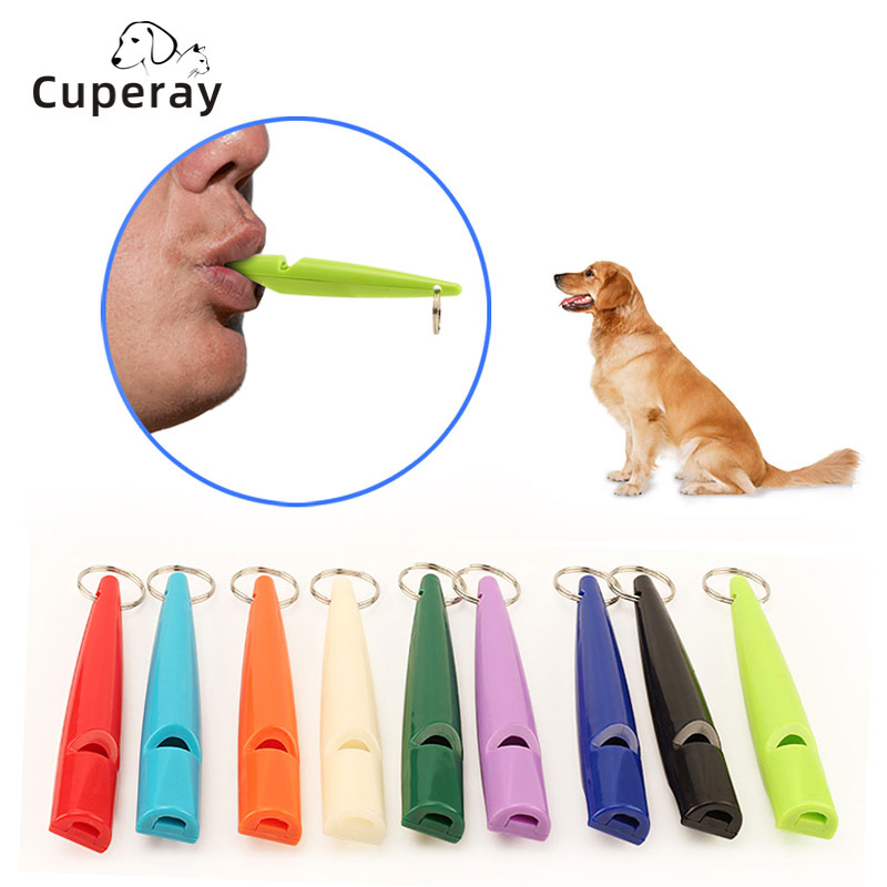 5pcs/set Dog Training Whistle To Stop Barking Bark Control for Dogs Training Deterrent Whistle Key Chain Pet Flute Dog Training