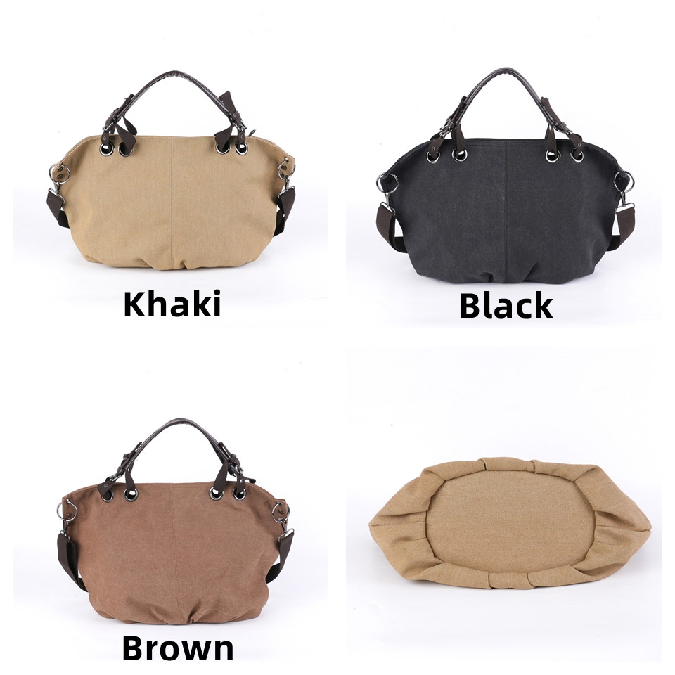 Women's Canvas Shoulder Bags Lady Messenger Bags High Quality Handbags Female Famous Brands Crossbody Bag Bolsos Travel Tote