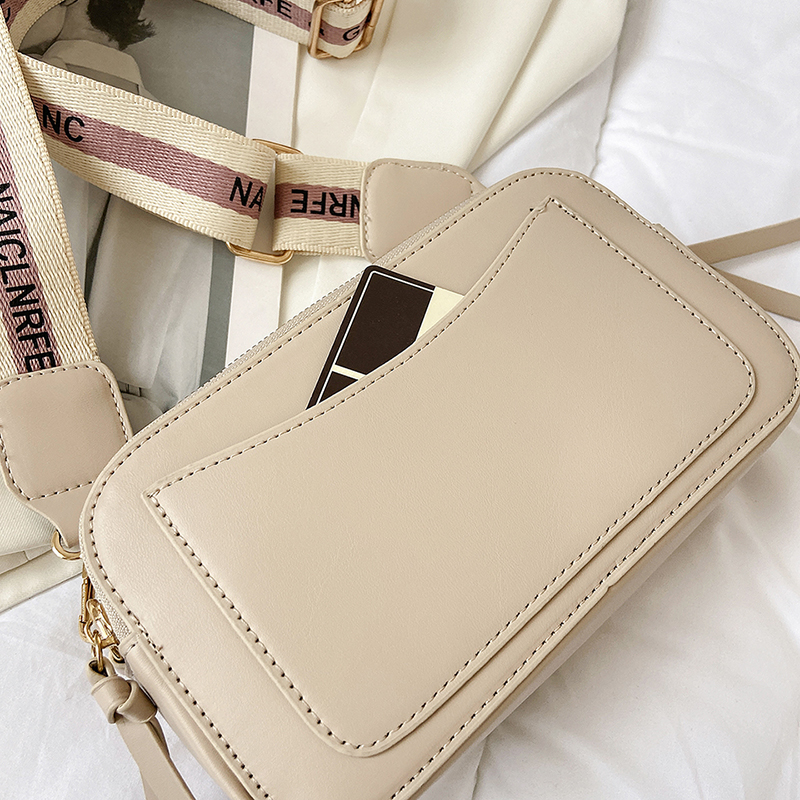 Fashionable Small Square Bag 2023 Summer Trendy Girl One Shoulder Camera Bag Simplified Korean Textured Crossbody Bag