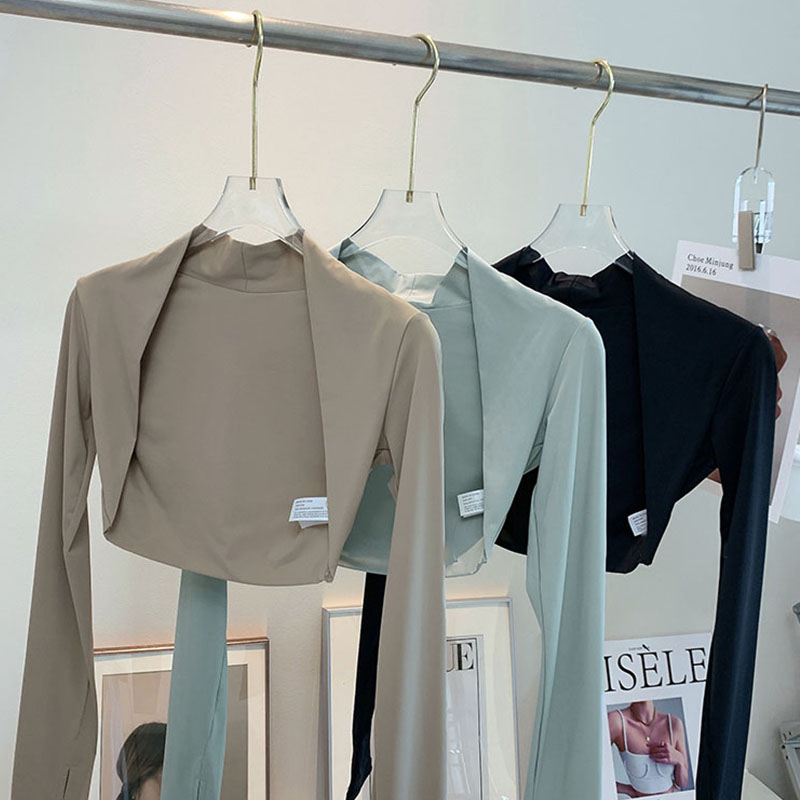 2025--Sports Cardigan Yoga Coat Outdoor Shirts Gym Workout Running Women Blouse Quick Dry Clothing Long Sleeves Tops