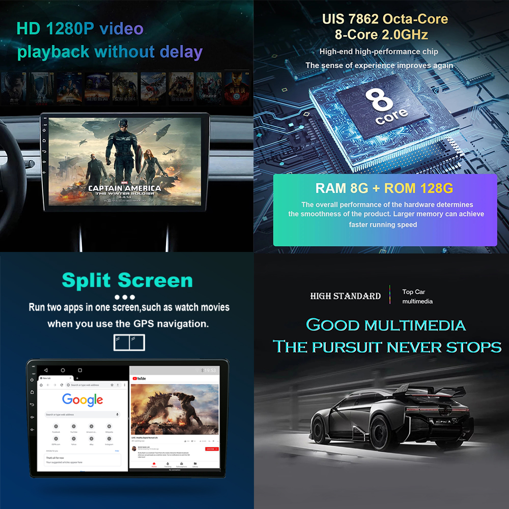 Android 12.0 For Renault Clio 3 Clio3 2005 - 2014 Multimedia Player Auto Radio GPS Carplay 4G WiFi DSP Bluetooth