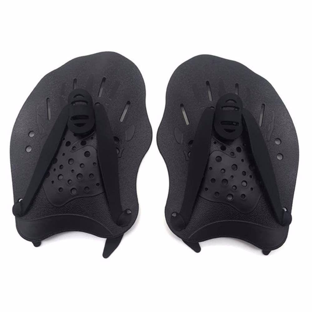 Kids Men Training Adjustable Gloves Swimming Accessory Pad Fins Flippers Swimming Paddles Diving Palm Hand Webbed