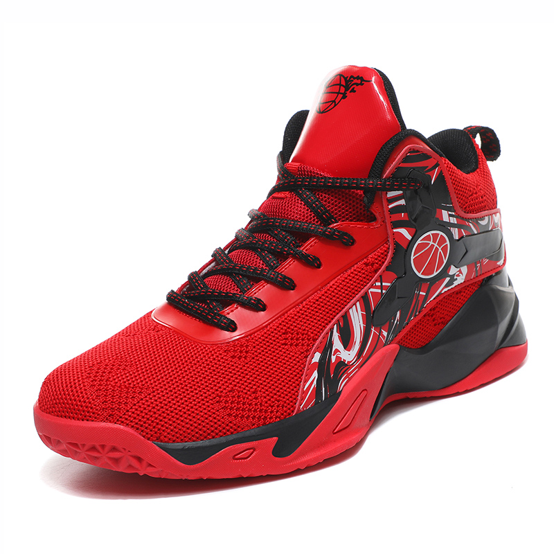 Sneakers Men Basketball Shoes Breathable Non-Slip Outdoor Sports Shoes Gym Training Athletic High Top Basketball Sneakers Women