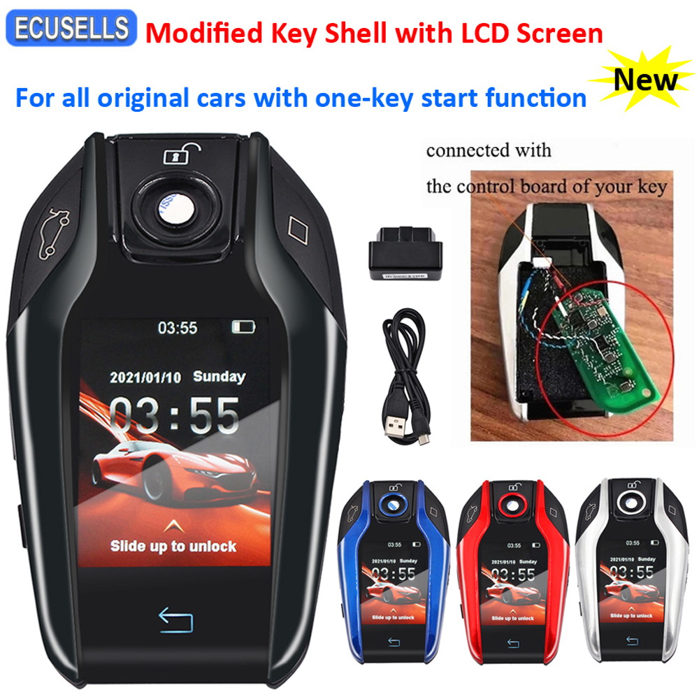 Newest TK800 Multi-language Modified Boutique Smart new Remote Car Key with LCD Screen and OBD for for Ford 2025 for Mazda for Toyota