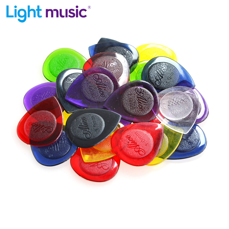 100pcs Alice Guitar Bass Picks AP-100JS/JM 2025 Durable Clear Pure Color Plectrum 1.0 2.0 new 3.0 Mixed Small Size with Guitar Picks