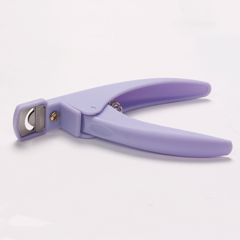 U-shaped Fake Nail Cutter Clippers Acrylic Gel Extend French False Nail Tips Cutter Knife Trimmers Straight Edge Manicure Tool