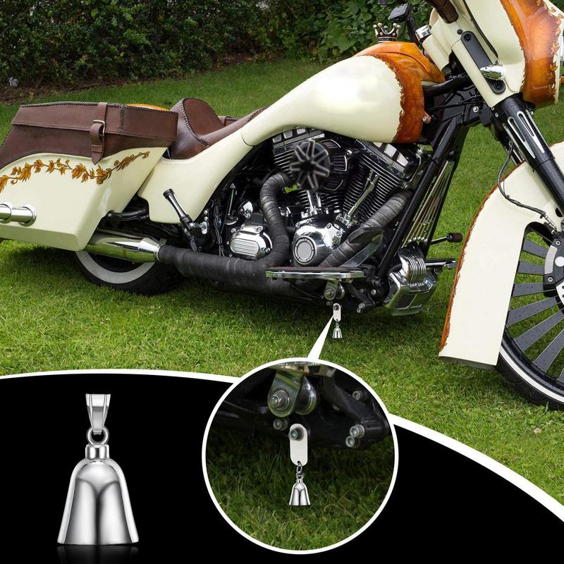 Creative Ornament Motorcycle Bell Charm Riding Bell Decor For Men Motorcycle Accessories Jewelry Guardian Bell