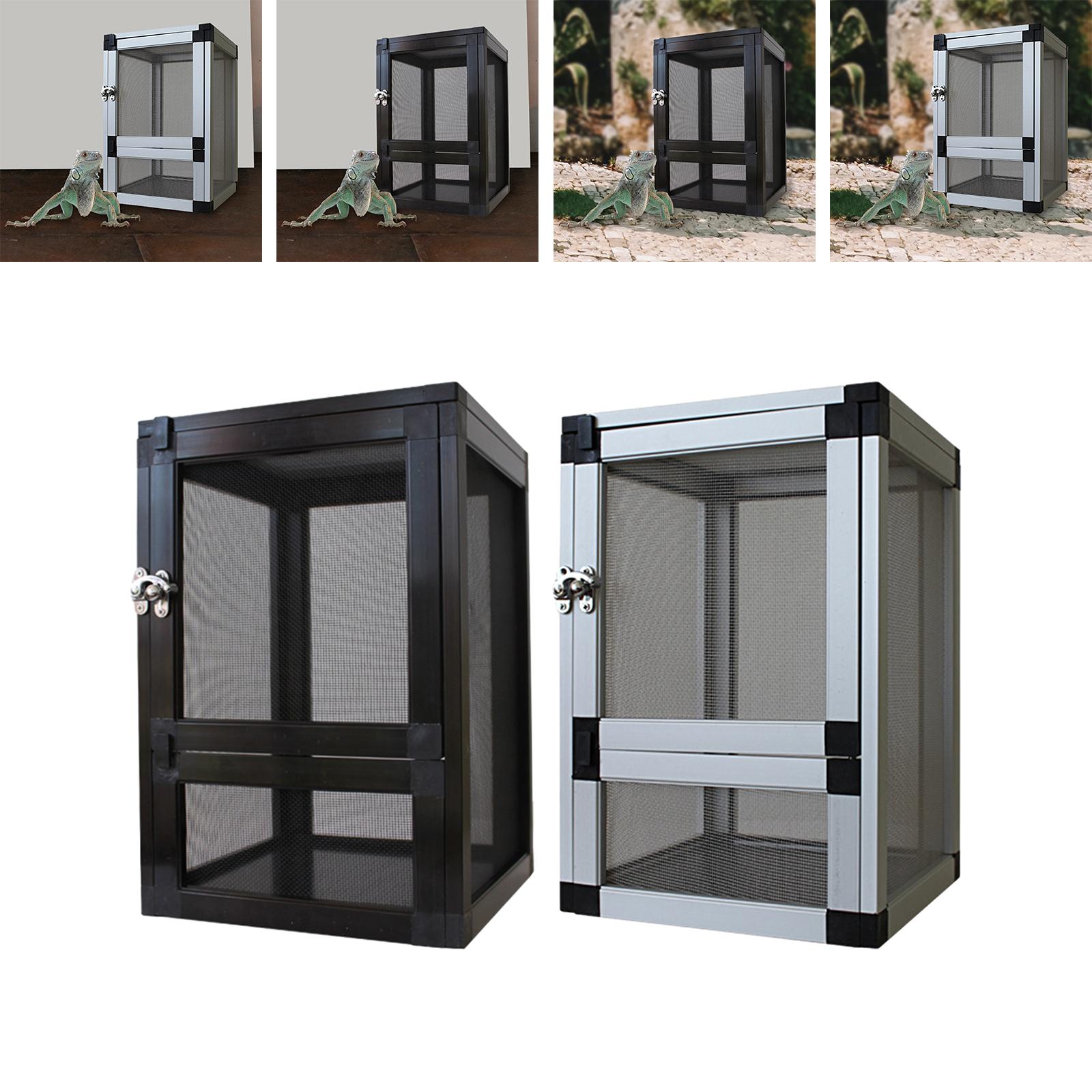 Air Screen Cages Container Case Reptile Cage Breeding Box Reptiles Habitat for