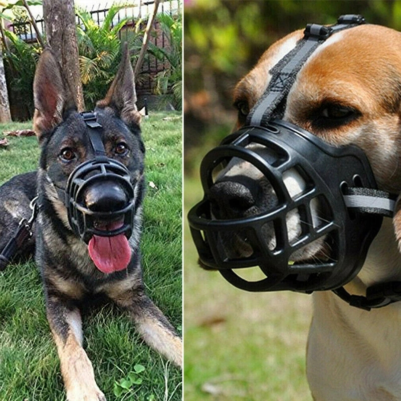 Soft Silicone Pet Muzzle Anti-biting Stop Barking Chewing Mask Adjusting Pets Muzzles for Small Medium Large Dog Supplies
