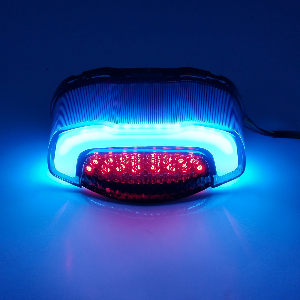 Modified Motorcycle LED Integrated Tail Light With Turn Signal For Honda CB650R CB300R CBR650R Brake Stop Running Indicator Lamp