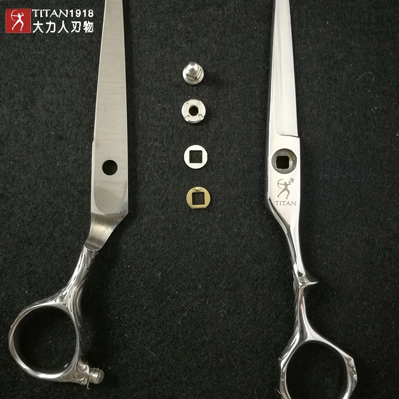 TITAN hairdressers shears barber tool hair thinning beard scissors 240621