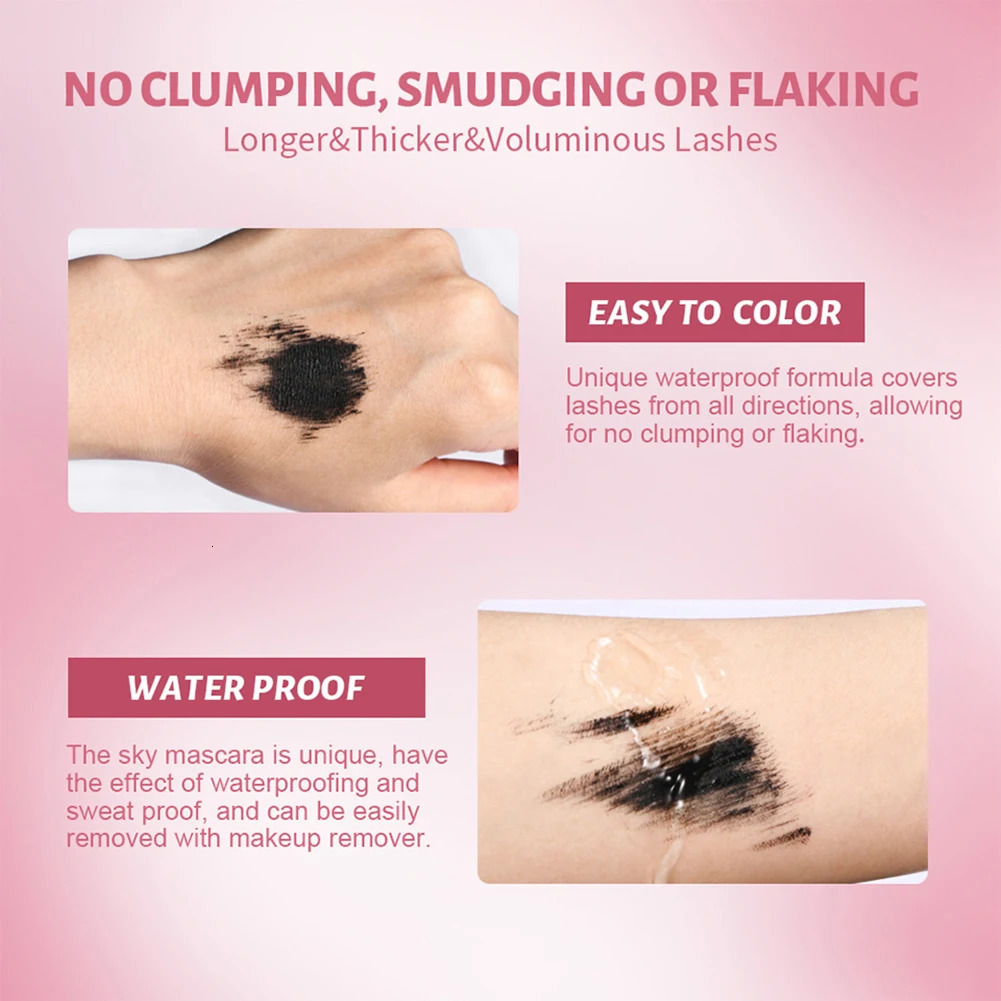 Natural Curling Mascara Quick Dry Smudge-proof Eyelash Cream For Party 240621