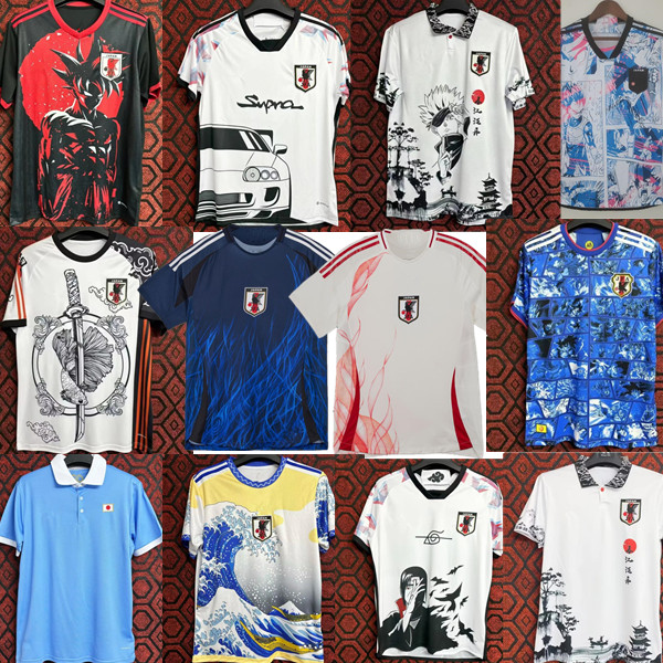 Japan 2024 Soccer Jerseys Cartoon ISAGI ATOM TSUBASA MINAMINO ASANO DOAN KUBO ITO WOMEN KIDS KIT 24 25 Japanese Special uniform Football Shirt Fan Player version