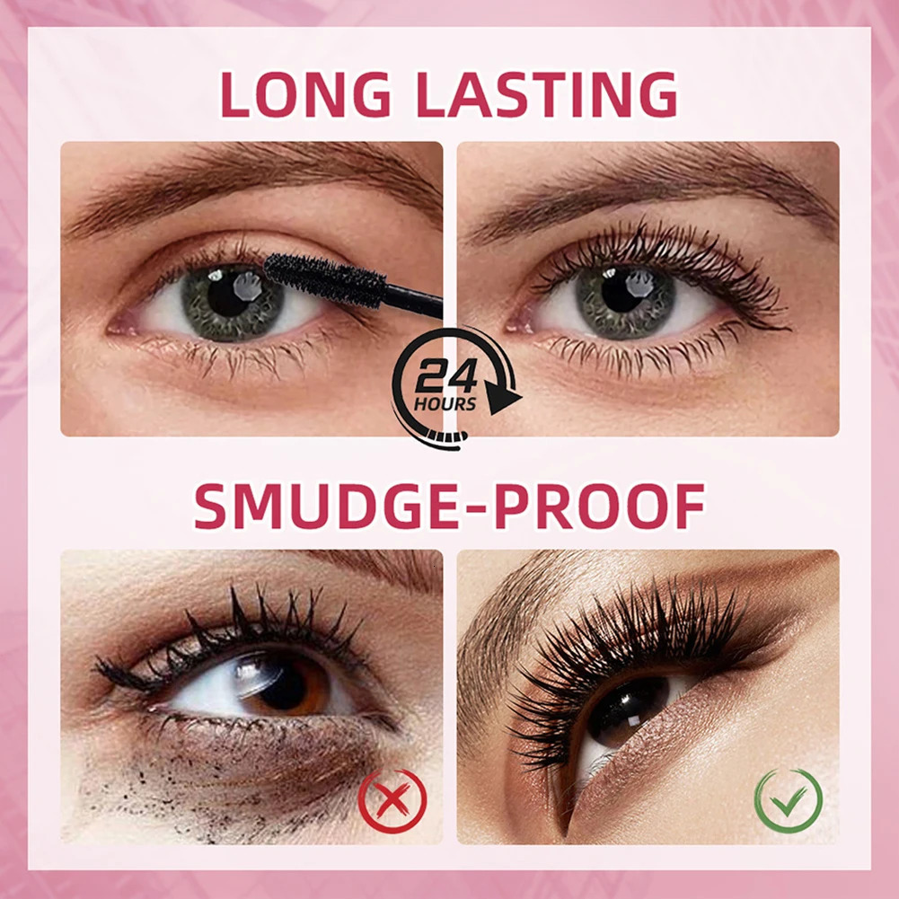 Natural Curling Mascara Quick Dry Smudge-proof Eyelash Cream For Party 240621