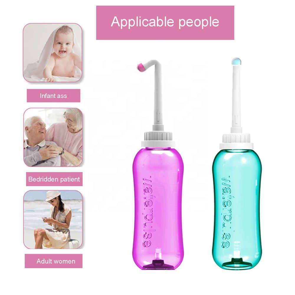 Dr.isla 500ML Portable Hand Bidet Sprayer Hygiene Bottle Spray Washing Cleaner Bidet Female Vagina Anal Douche Cleaning Bottle