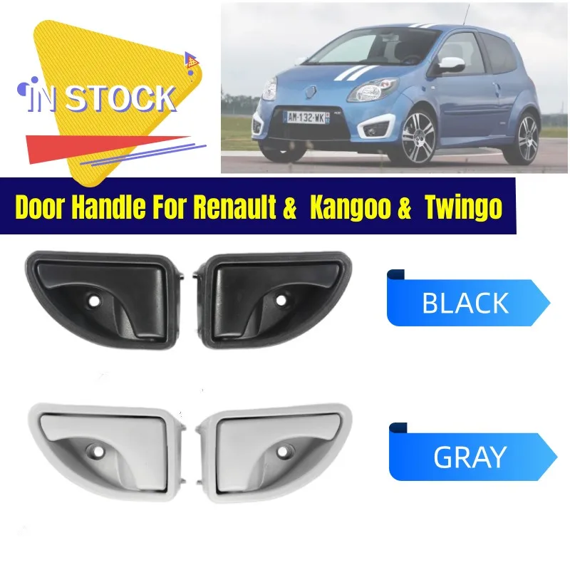 1 Pair new Car Interior Door Handle For Renault 1997-2007 Kangoo & 1997-2003 Twingo 2025 Front Left Right Knob 8200247802 82002478