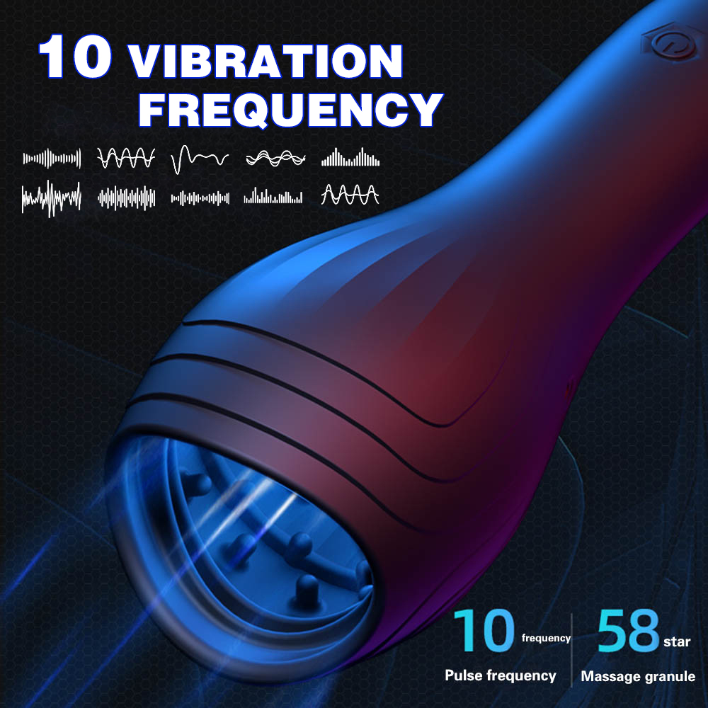 Vibrating Masturbator for Man Blowjob Glans Trainer Penis Massage Tongue Sex oral Masturbators Endurance Exer Sex Toys for Man