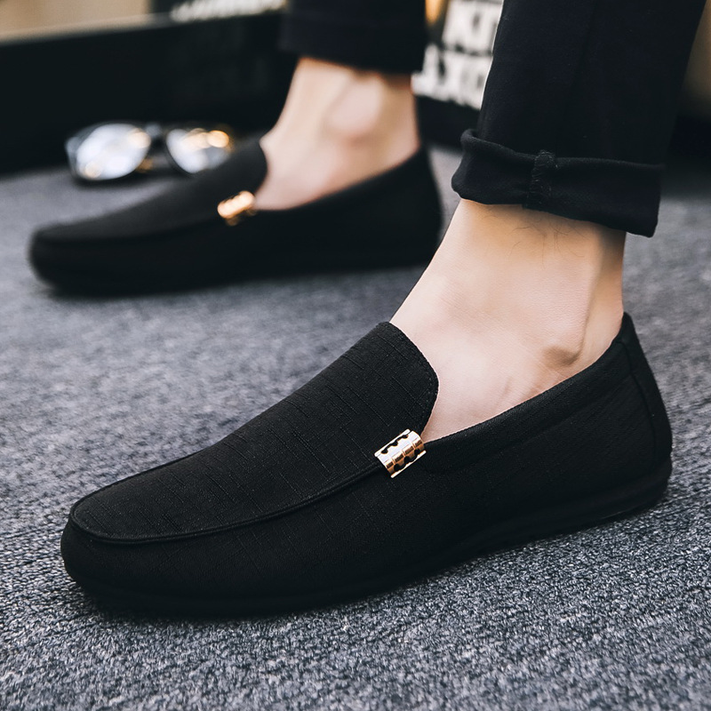 Shoes Men Casual Comfort Men Shoes Denim Male Shoes Adult Footwear 2023 New Men Loafers Canvas Shoes Men Sneakers Driving Shoes
