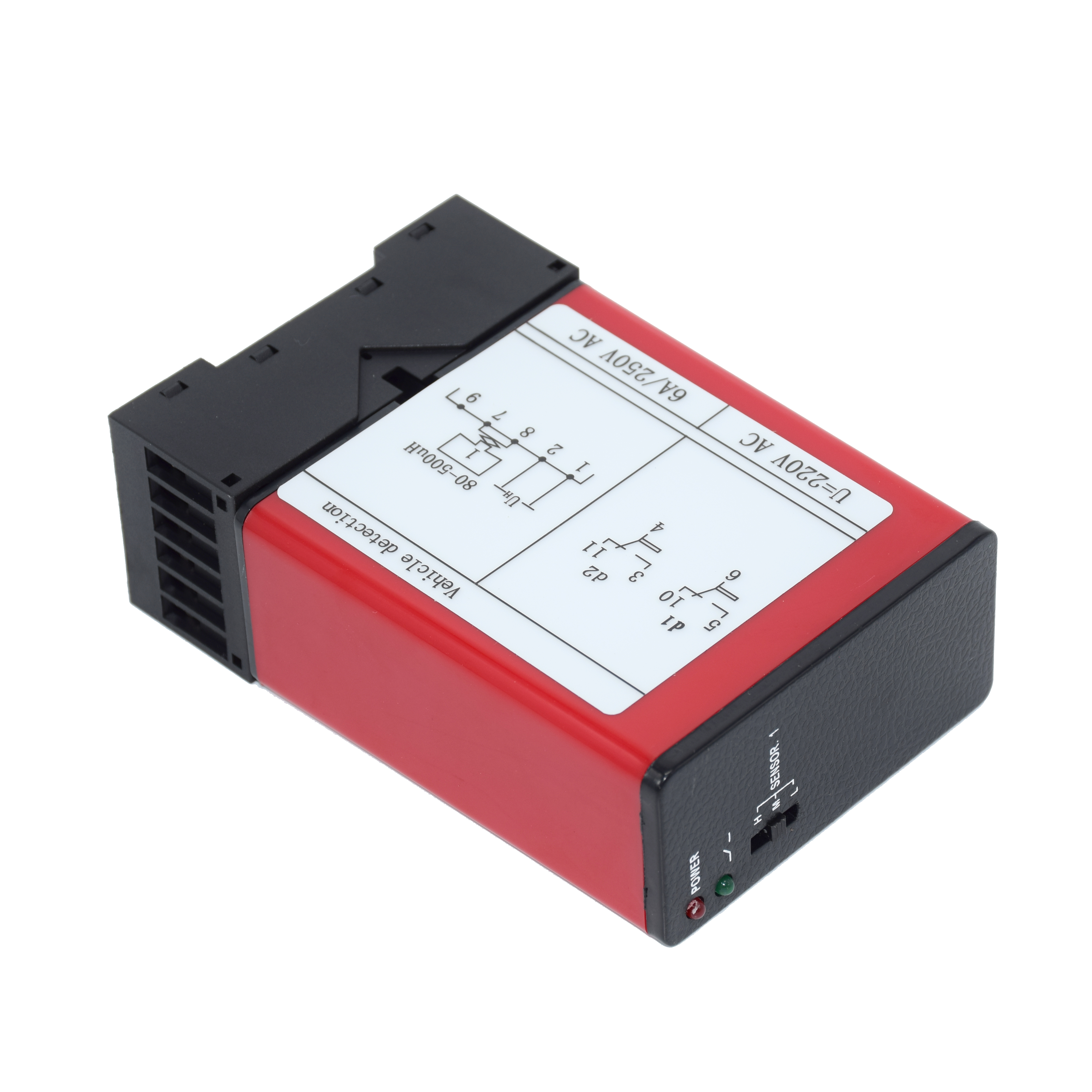 AC220V Traffic Inductive Loop Vehicle Detector Signal Control For Car Parking System