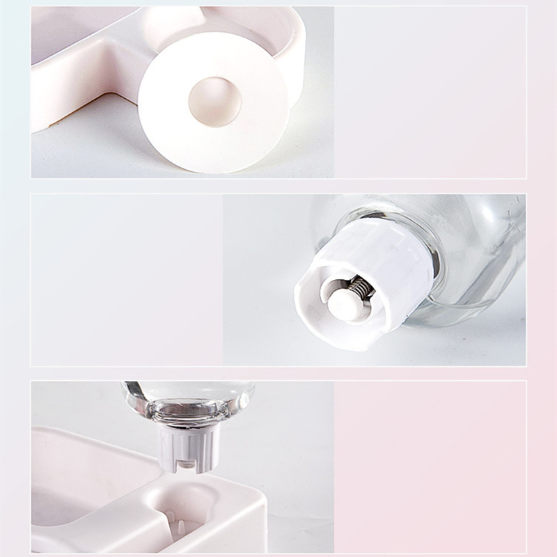 Corner Dog Bowl Pet Automatic Feeder Small Dog Cat Drinking Bowl For Dog Water Drinking Cat Feeding Large Capacity Dispenser Pet