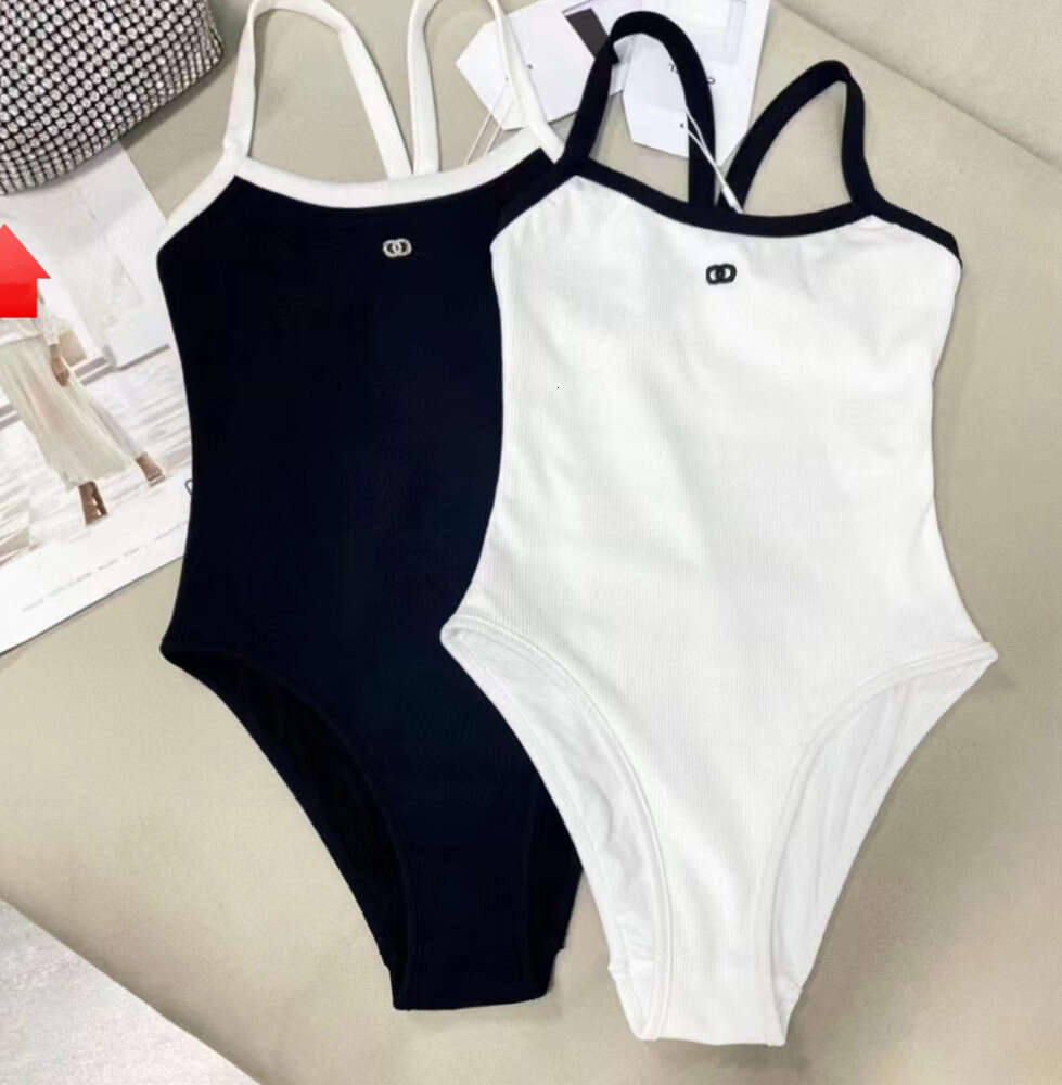 Womens Swimwear Designer Bikini Swimsuits 2023 Sexy Solid Ribbed Women One Piece Swimsuit Female High Waist Bathing Suit Summer Beach Wear Swimming Monokini 118ESS