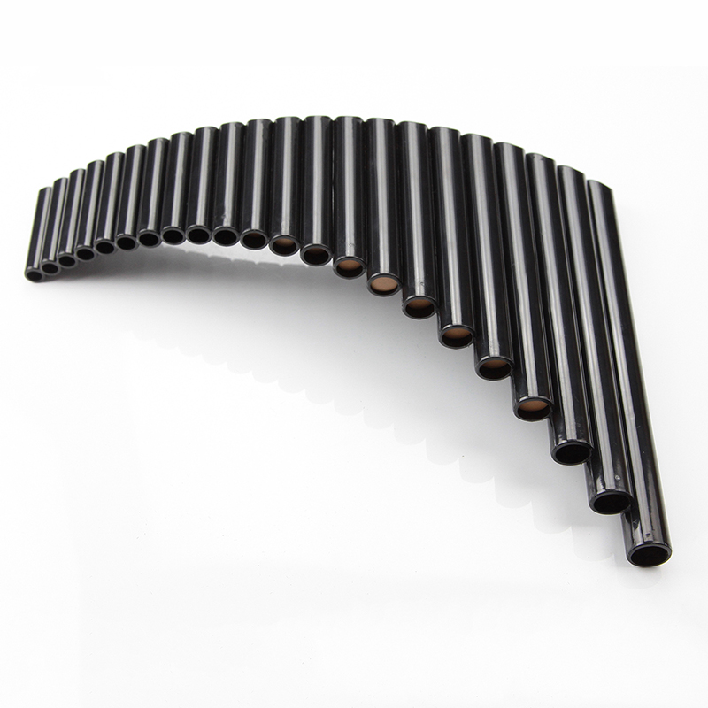 ABS Plastic Pan Pipes 22 Tubes G Key Pan Flute Gold 2025 Color PanPipes new Chinese Folk Trade Musical Instruments Bottomless Support