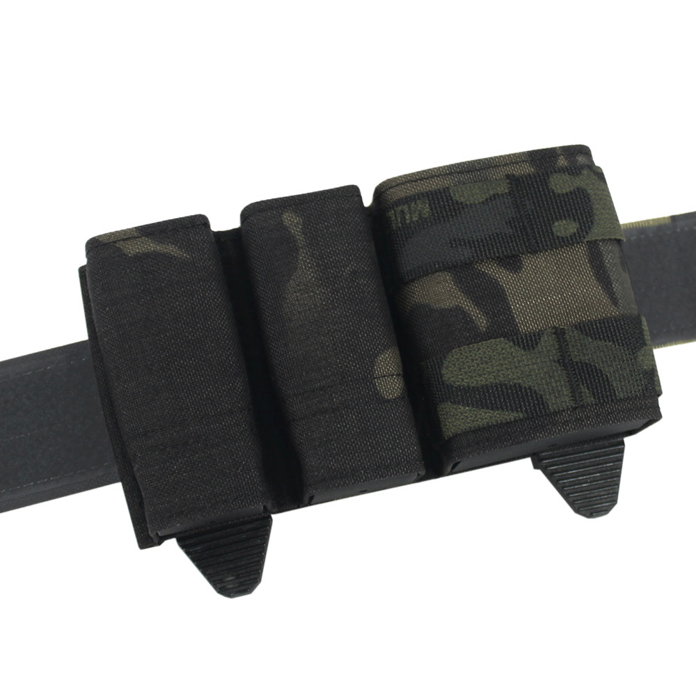 New Tactical Airsoft 9mm 5.56 Magazine Pouch KYWI Style Molle 9mm Double Magazine Pouch Hunting Paintball Holster