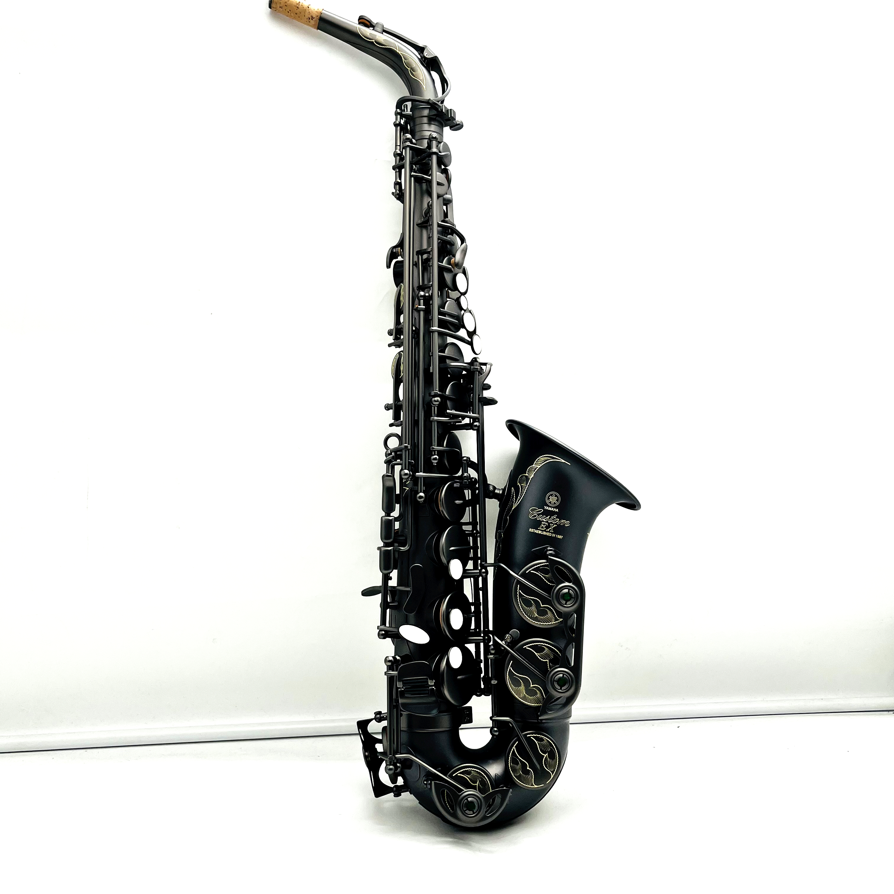 High Quality YAS-875EX Alto Saxophone Eb Tune Black Nickel Plated Professional Instrument With Case Free Shipping