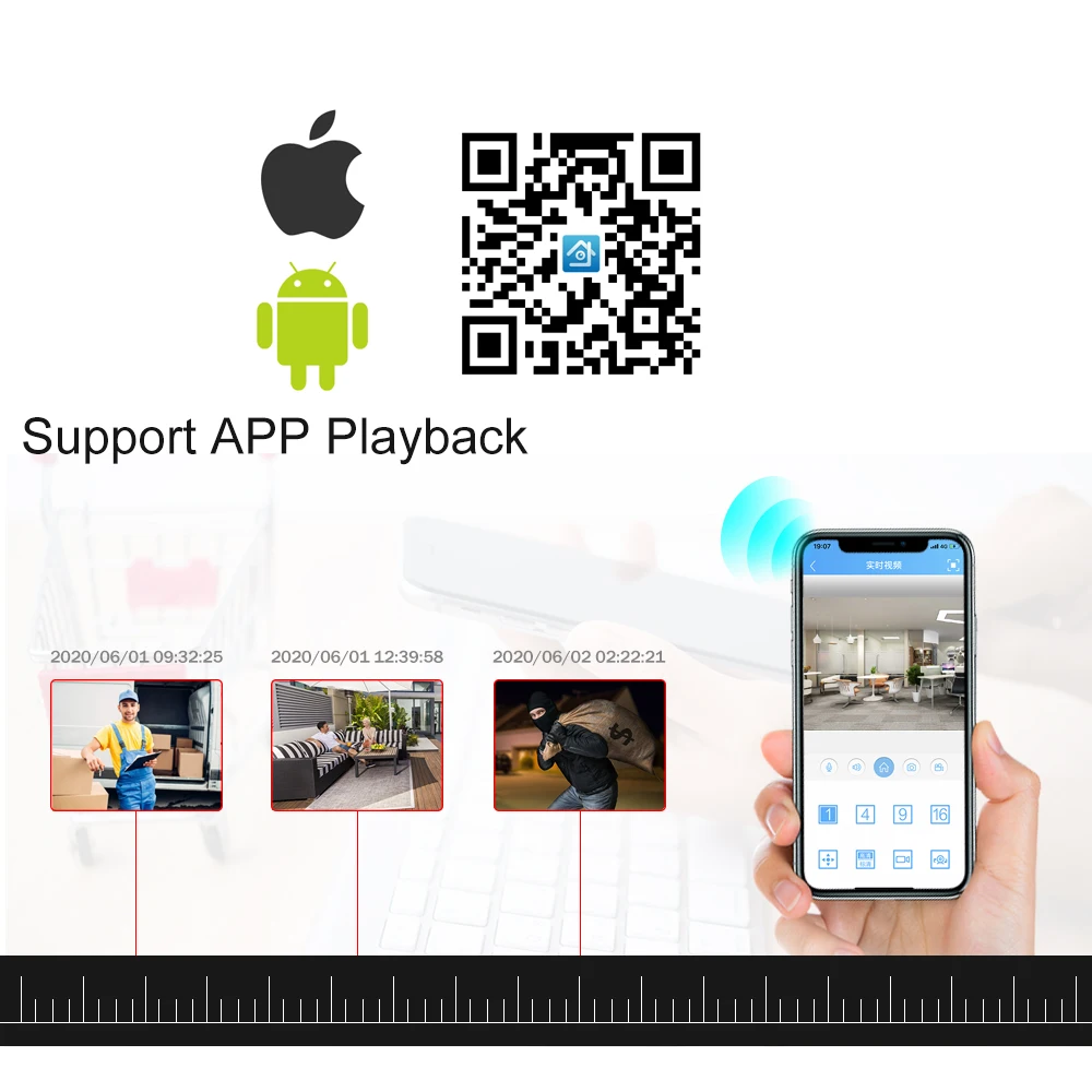 32CH 4K Face CCTV NVR Board NOVA 98323 2 SATA Ports Security Video Recorder Board 32CH /4K/5MP/1080P Video Input 1CH Audio I/O