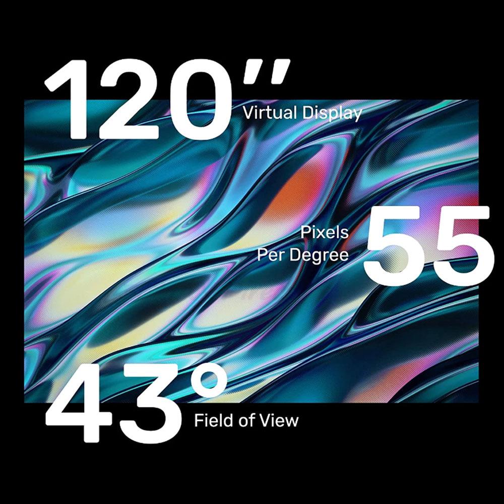 Rokid Air Rokid Max 3D Ar Glasses Foldable Vr Smart Glasses 120Inch Screen 1080P Oled Dual Display 55Ppd Home Game Viewing Devic