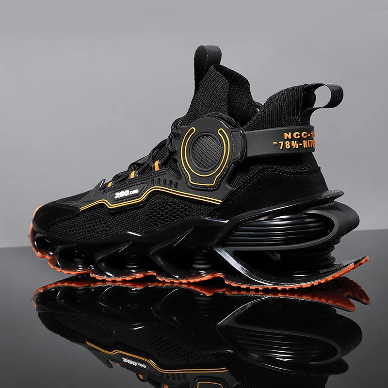 Summer Mens Running High-quality Mesh Lace-up Sports Tennis Shoes Breathable Outdoor Marathon Sneakers Men 240621