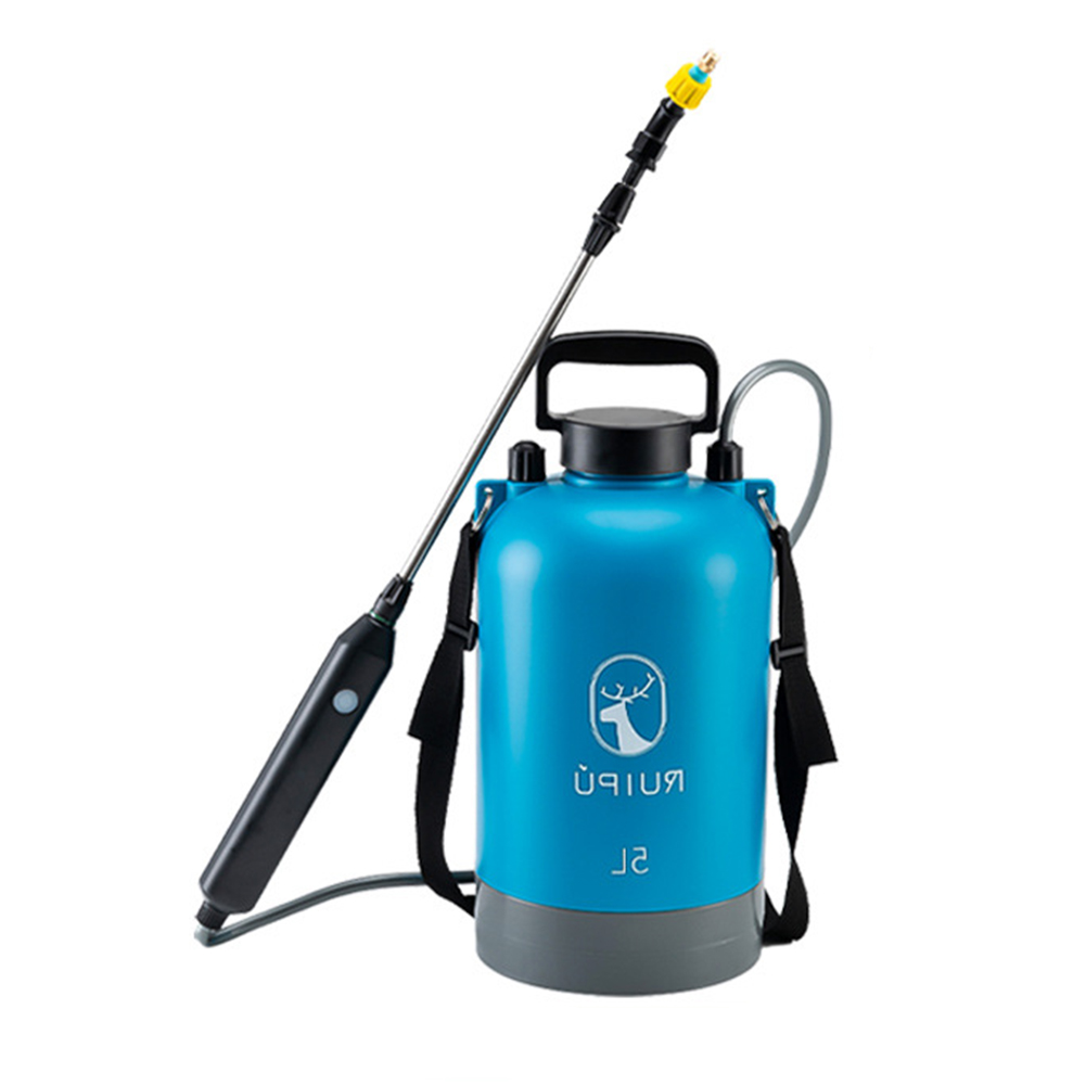 5L USB Rechargeable Pump Sprayer Electric Sprayer 360 Adjustable Swivel Nozzle 2200 MAH Battery Powered for Fertilizing Cleaning