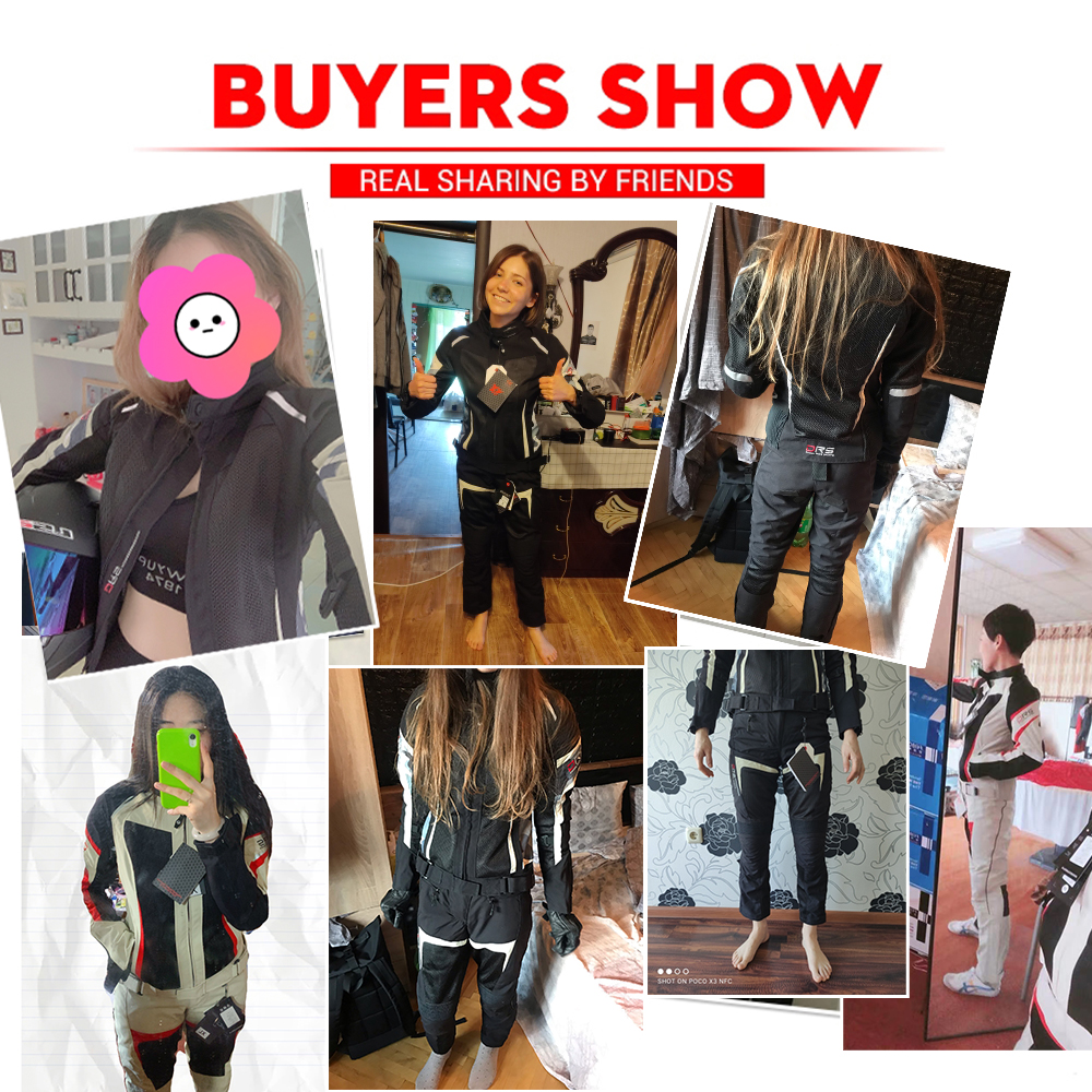2025 DUHAN Motorcycle Jacket Women new Moto Suit Breathable Pants Cycling Clothing Summer Motorbiker Riding Clothing Body Protector