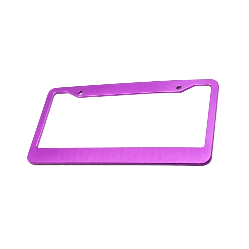 Universal Car License Plate Frame Holder Aluminum Alloy Number Plate Bracket Automotive Accessory