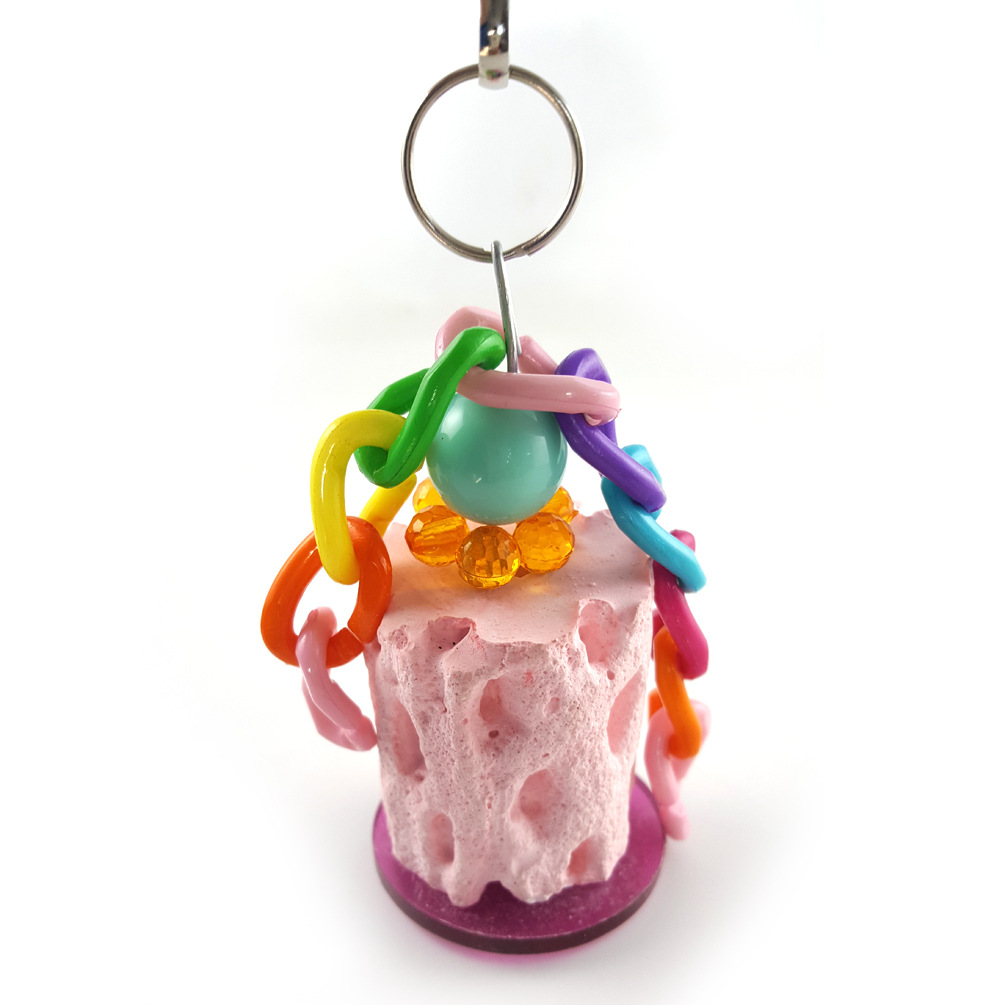 Hot Sale Wholesale Parrot Parakeet Pet Accessories Bird Toys Calcium Teeth Chew Toys For Animal