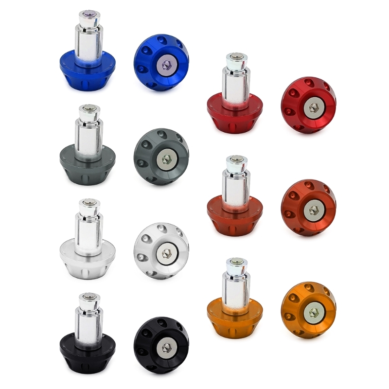 7/8" 22mm Motorcycles Handlebar End Aluminum Handle Bar Grips Cap Gear Balanced Plug for Motorbike Motocross K0AF e7068