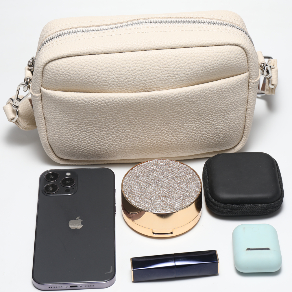 New Arrival Fashion Women's Small Crossbody Bag PU Leather Messenger Bag Zipper Handbag Purse Summer Travel Bag for Female
