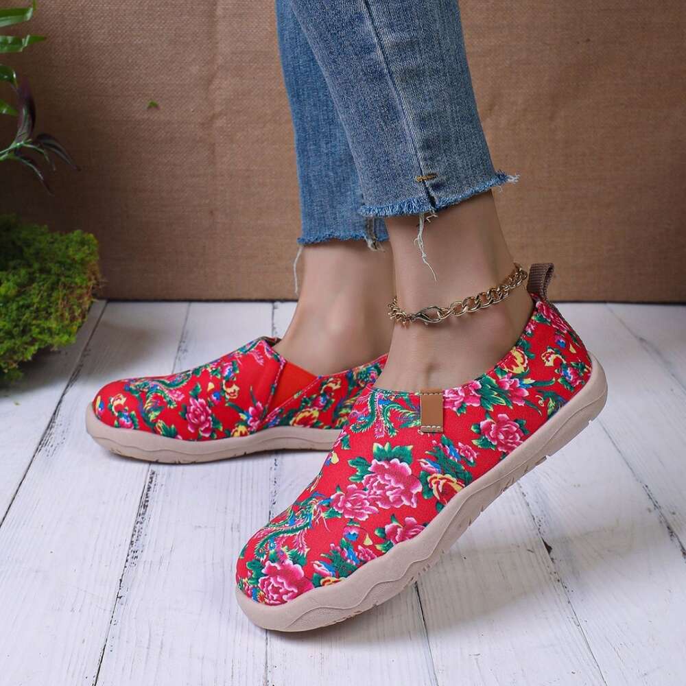 Ddmysports Spring New Fashion Versatile Outwear Casual Single Colorful Cloth Shoes Big Straight OUTDOOR