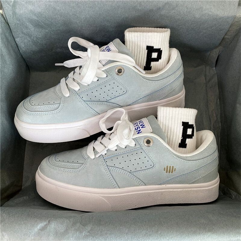 Ddmysports New Small Crowd China Chic Ins Ice Blue Skateboard Women S Chic American Casual Shoes Spring OUTDOOR