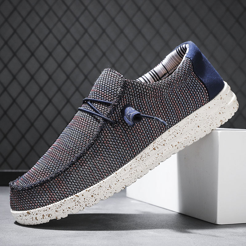 Summer Men Canvas Shoes Casual Ultralight Loafers Designer Shoes Men Outdoor Sneakers Male Breathable Driving Shoes Plus Size 48