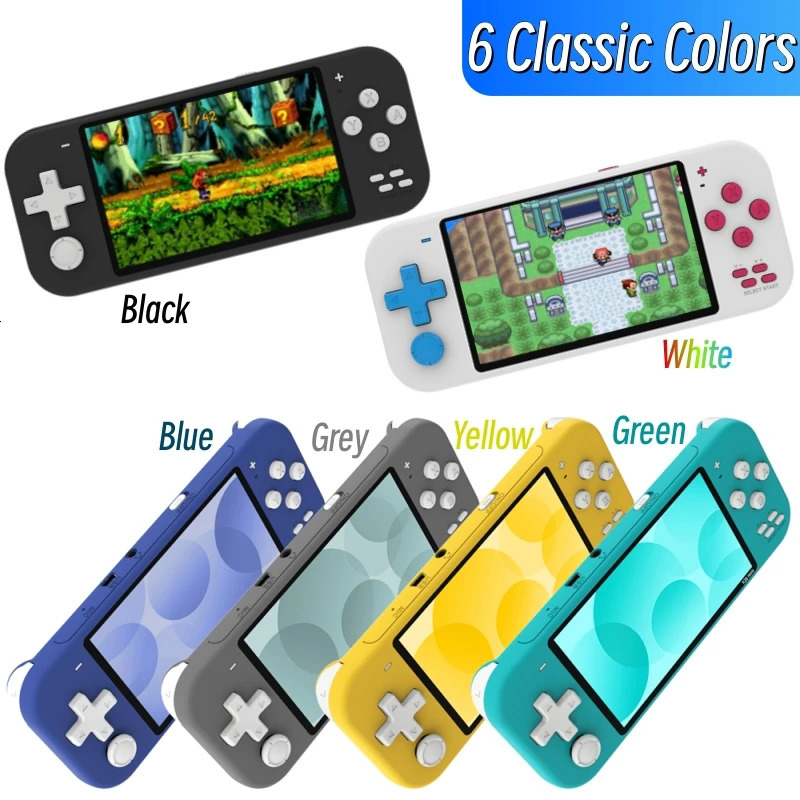 Fashion Mini Portable Game Console With Games 43 Inch HD Screen 8GB 32GB Thousands Free X20 Video Machine 240618