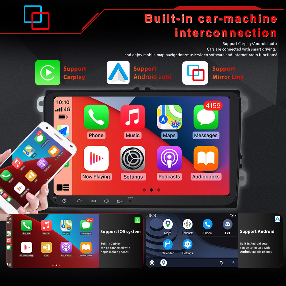 Android 10 Auto Radio For FIAT 500 2007-2015 2008 2013 2014 Car Multimedia Player GPS Head Unit Stereo 4G SIM 8core DSP 360 Cam
