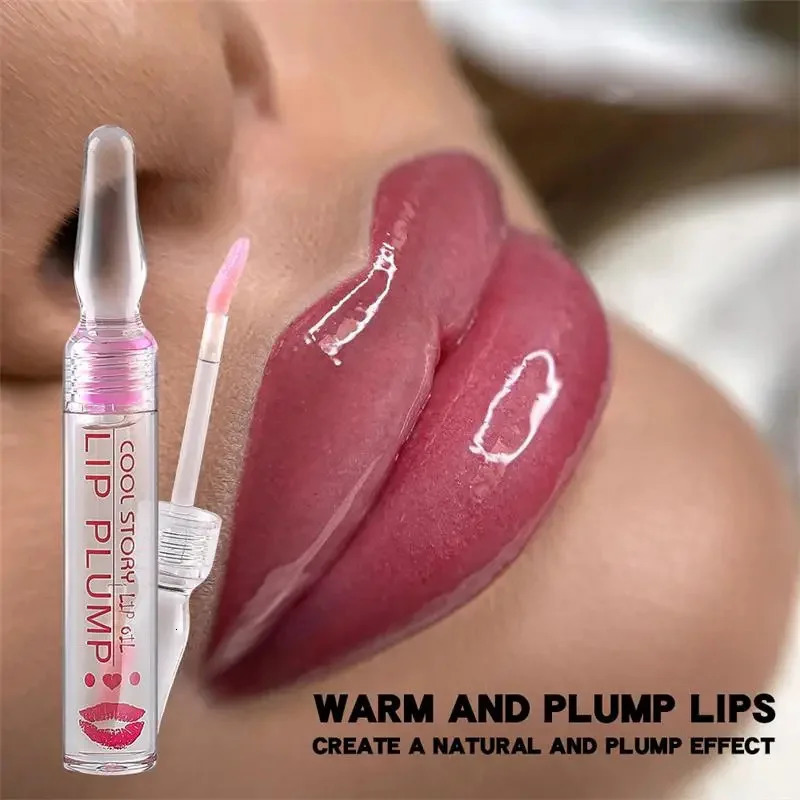 Lip Plump Serum Elasticity Essential Oil Reduces Lip Lines Get Rid Dry Cracked Moisturize Balm Gloss Labial Sexy Lip Care Makeup 240621